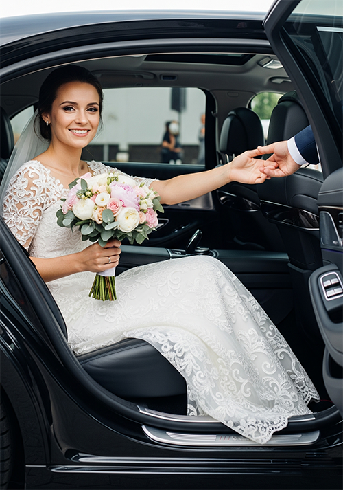 wedding car rent service